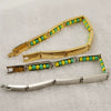 Stainless Steel And 316L Stainless Steel Bead Bracelet With Letters Numbers Text Electroplated For Women