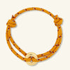 Stainless Steel And Titanium Steel Bracelet With Heart Shape Pendant Electroplating Light Luxury Style