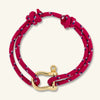 Stainless Steel And Titanium Steel Bracelet With Heart Shape Pendant Electroplating Light Luxury Style