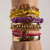 Stainless Steel And Titanium Steel Bracelet With Heart Shape Pendant Electroplating Light Luxury Style