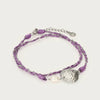 Stainless Steel And Titanium Steel Bracelet With Natural Baroque Pearl Conch Pendant Electroplating Design