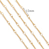 Stainless Steel And Titanium Steel Chain Accessories Electroplated 18K Gold Stick S Chain Strip Jewelry