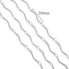 Stainless Steel And Titanium Steel Chain Accessories Electroplated 18K Gold Stick S Chain Strip Jewelry