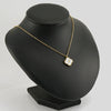 Stainless Steel And Titanium Steel Clover And Constellation Pendant Necklace For Women With Electroplating Treatment