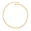 Stainless Steel And Titanium Steel Cross Chain Necklace With Geometric Design And Electroplating For Women