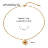 Stainless Steel And Titanium Steel Cross Geometric Pattern Electroplated Women's Necklace