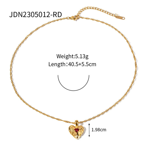 Stainless Steel And Titanium Steel Cross Geometric Pattern Electroplated Women's Necklace
