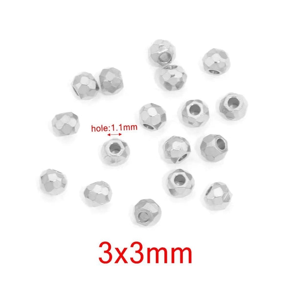 Stainless Steel And Titanium Steel Curved Beads Vacuum Gold Plated Handmade Jewelry Accessories With Hirback Pattern For Bracelet And Necklace