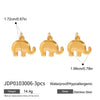 Stainless Steel And Titanium Steel Diy Pendant Jewelry Accessories With Electroplating Design