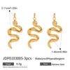 Stainless Steel And Titanium Steel Diy Pendant Jewelry Accessories With Electroplating Design