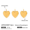Stainless Steel And Titanium Steel Diy Pendant Jewelry Accessories With Electroplating Design