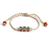 Stainless Steel And Titanium Steel Dopamine Bracelet With Geometric And Heart Pattern Electroplating