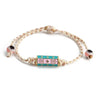 Stainless Steel And Titanium Steel Dopamine Bracelet With Geometric And Heart Pattern Electroplating