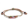 Stainless Steel And Titanium Steel Dopamine Bracelet With Geometric And Heart Pattern Electroplating