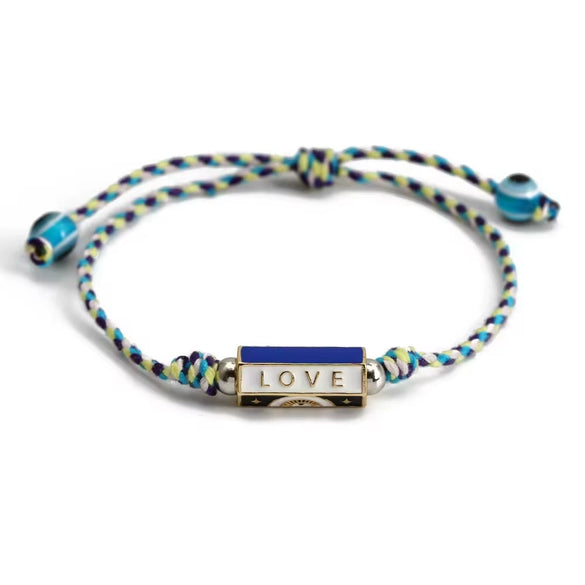 Stainless Steel And Titanium Steel Dopamine Bracelet With Geometric And Heart Pattern Electroplating