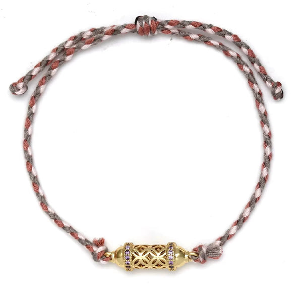 Stainless Steel And Titanium Steel Dopamine Bracelet With Geometric And Heart Pattern Electroplating