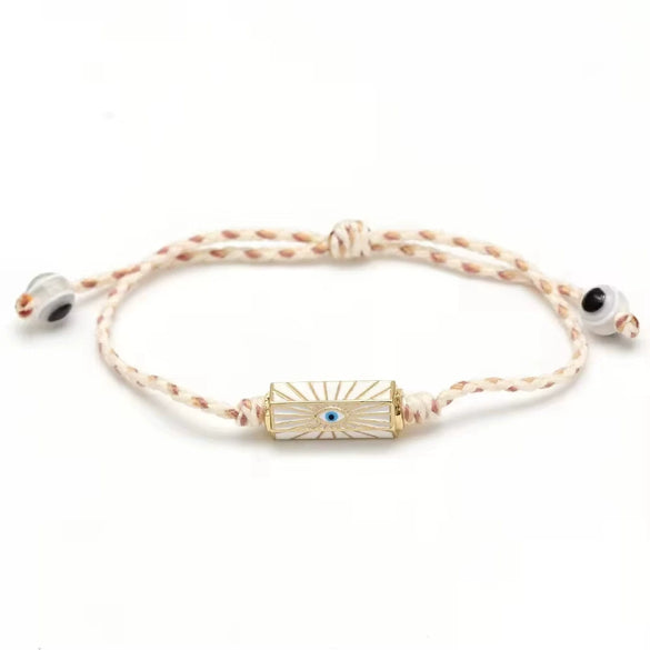 Stainless Steel And Titanium Steel Dopamine Bracelet With Geometric And Heart Pattern Electroplating