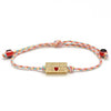 Stainless Steel And Titanium Steel Dopamine Bracelet With Geometric And Heart Pattern Electroplating