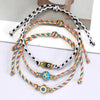 Stainless Steel And Titanium Steel Dopamine Bracelet With Geometric And Heart Pattern Electroplating