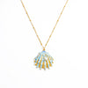 Stainless Steel And Titanium Steel Dripping Oil Pendant Necklace For Women Fashion And Minimalist Style