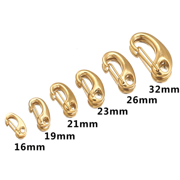 Stainless Steel And Titanium Steel Dshaped Mountaineering Buckle For Diy Jewelry Electroplated For Male Suitable For Leather Rope Necklace And Bracelet