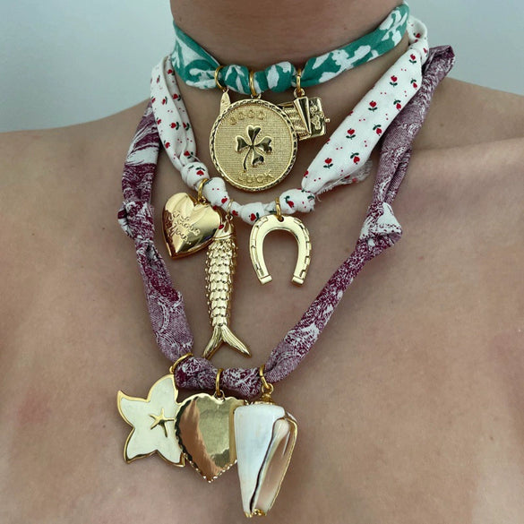 Stainless Steel And Titanium Steel Electroplated Animal And Zodiac Shape Necklace For Women