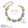 316L Stainless Steel And 316L Stainless Steel Electroplated Women's Earrings Bracelet Necklace Set Hiphop Fashion