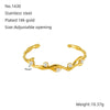 Stainless Steel And Titanium Steel Fashion Allmatch Electroplated Bracelet With Pearl High Design Sense Light Luxury Temperament