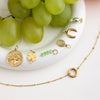 Stainless Steel And Titanium Steel Fourleaf Clover Pendant Necklace With Electroplating For Women