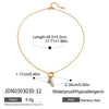Stainless Steel And Titanium Steel Freshwater Pearl Clavicle Chain Ins Style Electroplated