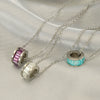 Stainless Steel And Titanium Steel Geometric Electroplating Pendant Necklace Jewelry