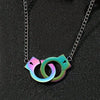 Stainless Steel And Titanium Steel Geometric Handcuffs Style Jewelry For Men And Women With Electroplating Treatment
