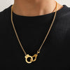 Stainless Steel And Titanium Steel Geometric Handcuffs Style Jewelry For Men And Women With Electroplating Treatment