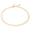 Stainless Steel And Titanium Steel Geometric Multilayer Necklace With Electroplating Treatment