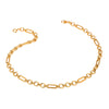 Stainless Steel And Titanium Steel Geometric Style Electroplated Necklace For Women