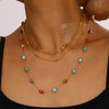 Stainless Steel And Titanium Steel Geometric Style Electroplated Women's Necklace