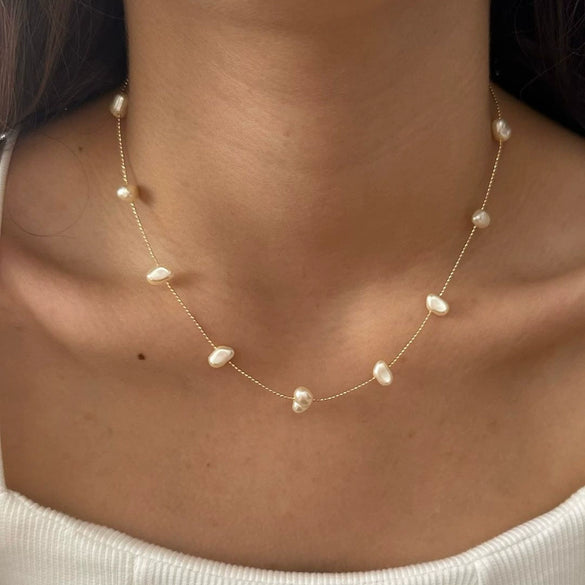 Stainless Steel And Titanium Steel Geometric Style Female Necklace