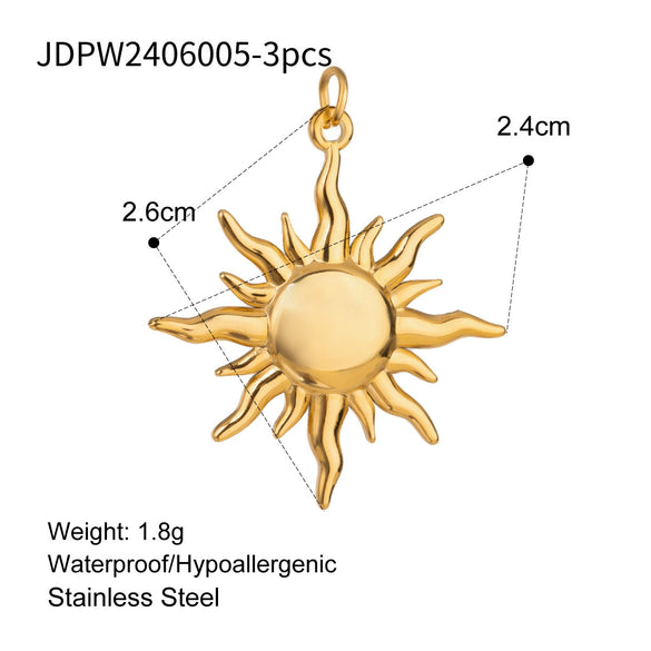 Stainless Steel And Titanium Steel Geometric Style Pearl Zircon Sun Niche Multilayer Stacked Necklace For Women