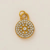 Stainless Steel And Titanium Steel Geometric Style Pendant Necklace With Electroplating And Vacuum Plated 18K Gold Color Protection