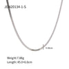 Stainless Steel And Titanium Steel Geometric Tassel Necklace Electroplating Women's Jewelry