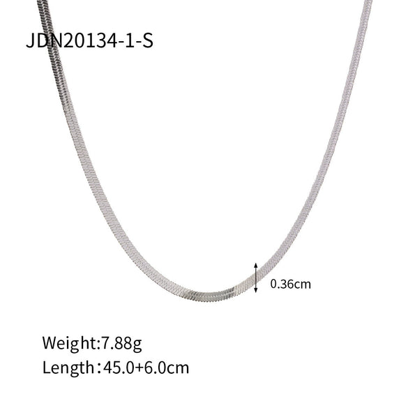 Stainless Steel And Titanium Steel Geometric Tassel Necklace Electroplating Women's Jewelry