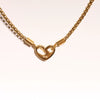 Stainless Steel And Titanium Steel Hand Painted Geometric Flower Pendant Necklace For Women With Electroplating