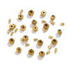Stainless Steel And Titanium Steel Handmade Diy Totem Pattern Positioning Beads Clip Wire Buckle Jewelry With Electroplating Treatment