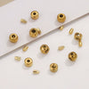Stainless Steel And Titanium Steel Handmade Diy Totem Pattern Positioning Beads Clip Wire Buckle Jewelry With Electroplating Treatment
