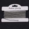 Stainless Steel And Titanium Steel Jewelry Accessories Tail Chain Extension Chain Bracelet And Necklace Extension Chain Electroplated And Handmade