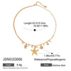 Stainless Steel And Titanium Steel Jewelry Geometric Style Electroplated Necklace For Women
