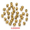 Stainless Steel And Titanium Steel Lantern And Curved Beads Vacuum Goldplated Electroplated Diy Handmade Jewelry Accessories Beads