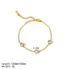 Stainless Steel And Titanium Steel Love Bracelet With Zircon And Diamond Design For Women Highend Light Luxury 18K Gold Fadeless