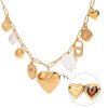 Stainless Steel And Titanium Steel Love Photo Box Pendant Necklace With Electroplating For Women