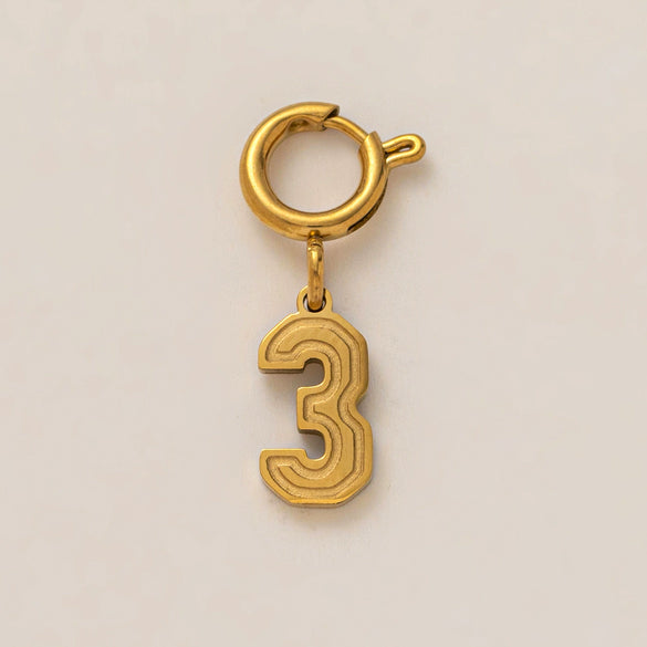 Stainless Steel And Titanium Steel Lucky Number Pendant Necklace With Letters And Text Pattern Electroplating And Vacuum Plating Process Fashion Style